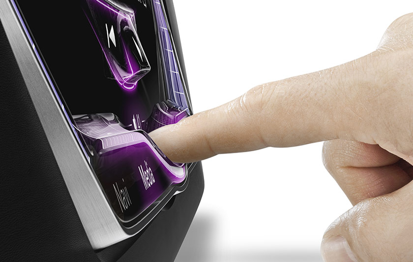 3D-Visualisierung – Touch-Display mit 3D-Oberfläche