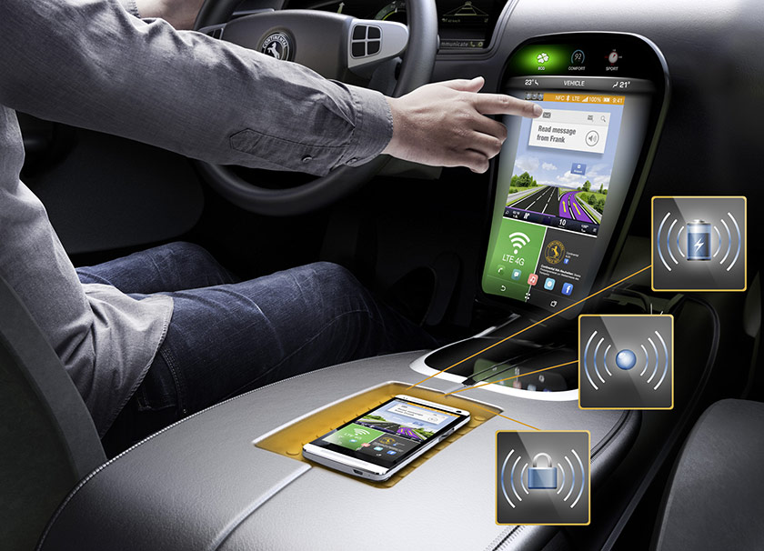 Visualisierung – Smartphone-Integration für alle Fahrzeugklassen